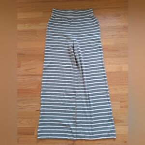 Pact Easy Rib Sleep Pant Napa Stripe Small New In Package